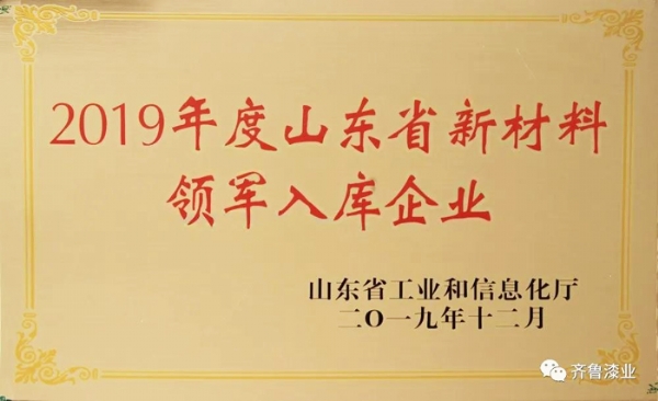 再傳捷報：齊魯漆業(yè)榮膺山東省新材料領軍入庫企業(yè)
